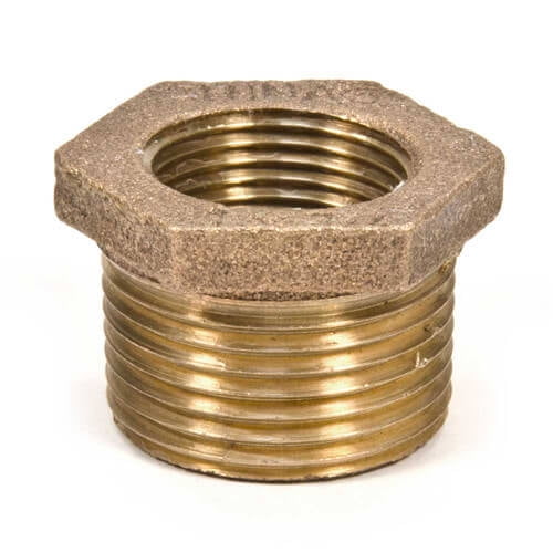 2 x 1 MIP x FIP Brass Bushing Pack of 10 Lead Free